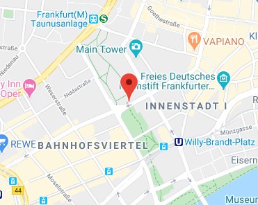 Tanustor1<br>60310 Frankfurt
