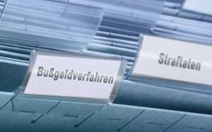 Akte zum Bußgeldverfahren Ablauf
